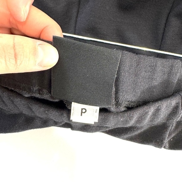 Candiss Cole Designs Women’s Small Black Wide Leg Drapey Pants Pull On Bottoms - Picture 6 of 10